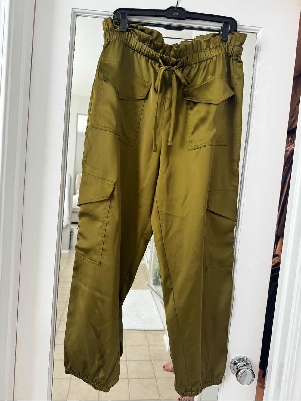 Banana Republic Olive Green Cargo Jogger Pants